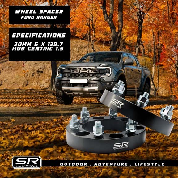 WHEEL SPACER FORD RANGER  6H X 30MM 1.5 (HUB CENTRIC)
